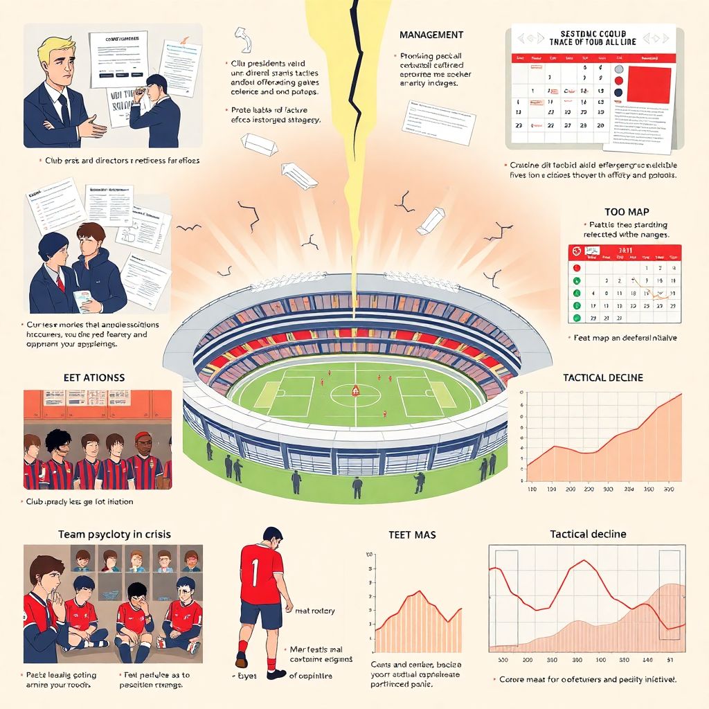 Как кризисы в клубе влияют на результаты сезона в футболе