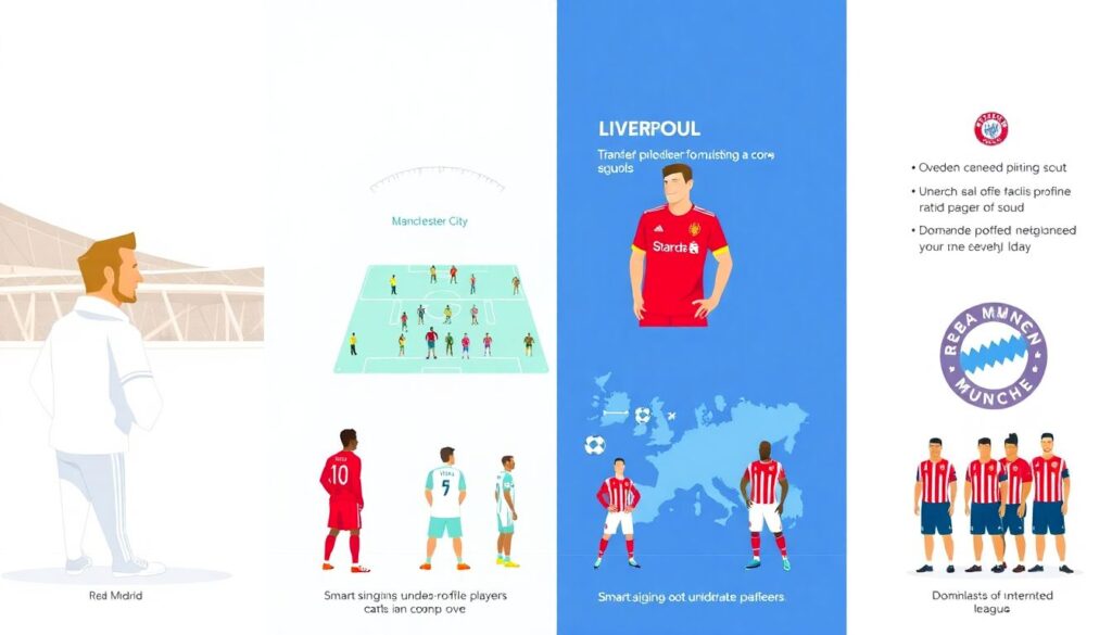 Разбор трансферной политики ведущих клубов Европы - иллюстрация