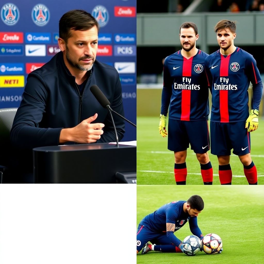 Главный тренер ПСЖ Луис Энрике о вратарях Сафонове, Шевалье и Марине